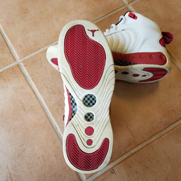Size 6.5Y Nike Jordan Jumpman Pro GS White Sneakers - Picture 6 of 10